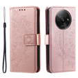 Etui z klapką do Xiaomi Redmi A3, Mandala, różowe