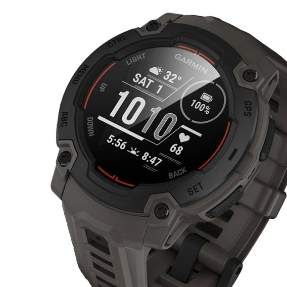 2x Szkło Hybrydowe ERBORD do Garmin Instinct E 45mm