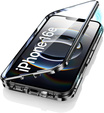 Etui do iPhone 16E, Magnetic Dual Glass, czarne