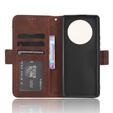 Etui z klapką do Realme 11 Pro 5G / Pro+ 5G, Card Slot, brązowe