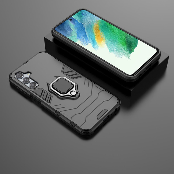 Etui do Samsung Galaxy S23 FE, Kickstand Ring, czarne