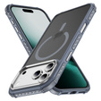 Etui Matt Case do iPhone 17 Pro Max, pancerne, do MagSafe, przydymione z szarymi bokami