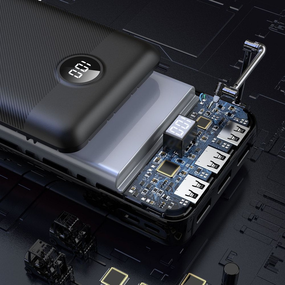 Powerbank VEGER L30 30000 mAh z szybkim ładowaniem PD 20W – Czarny
