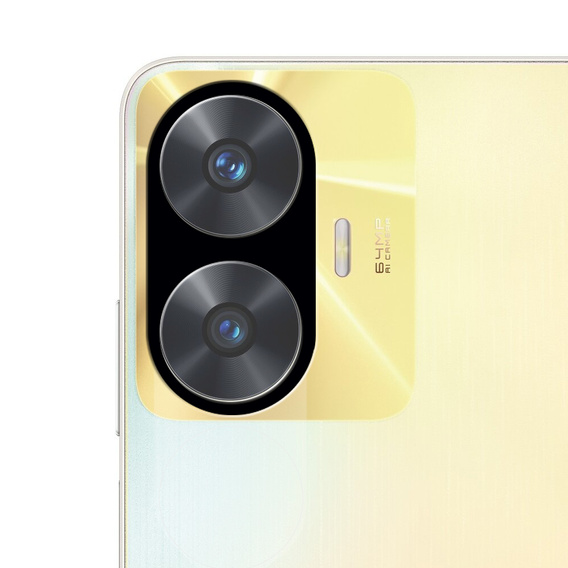 2x Szkło hartowane na aparat ERBORD do Realme C55, czarne