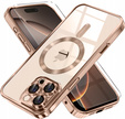 Etui do iPhone 16 Pro, Electro MagSafe, desert titanium + Szkło na ekran