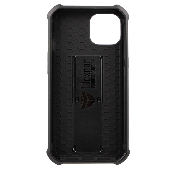 Etui pancerne do iPhone 13 / 14, Dexnor Full Body, czarne
