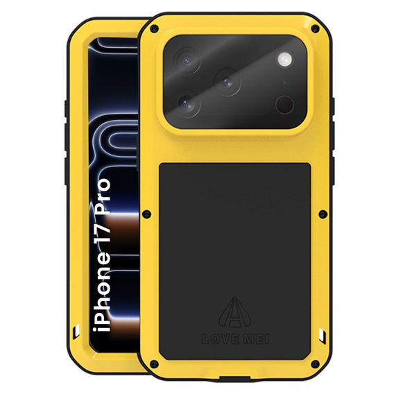 Pancerne etui ze szkłem hartowanym do iPhone 17 Pro