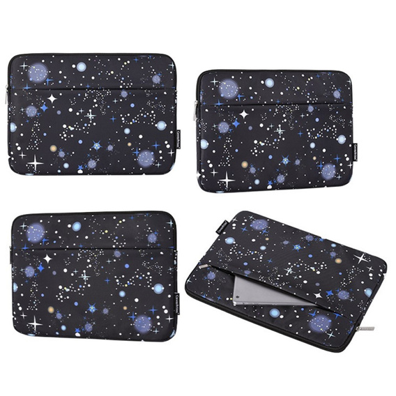 Etui na Laptopa 13" – z Motywem Nocnego Nieba - Czarne
