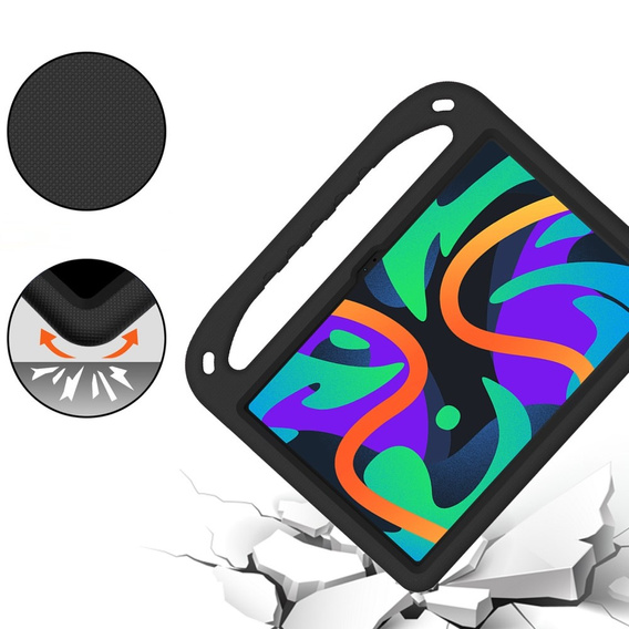 Etui dla dzieci do Lenovo Tab M11, dziecięce z uchwytem, czarne