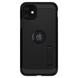 Etui Spigen do iPhone 11, Tough Armor, czarne + Szkło hartowane