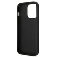 Etui Karl Lagerfeld do iPhone 14 Pro Max, Saffiano Karl's Head Patch, srebrne
