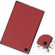 Etui do Samsung Galaxy Tab A8 10.5 SM-X200 SM-X205, Smartcase, bordowe