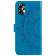 Etui z klapką do Motorola Moto G13 / G23, Mandala, niebieskie