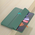 Etui do iPad Pro 12.9" 2022/2021/2020 (6/5/4 gen.), Smart Pencil, z miejscem na rysik, zielone