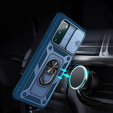 Etui pancerne do Samsung Galaxy S20 FE, CamShield Slide, niebieskie