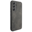 Etui do Samsung Galaxy A54 5G, ERBORD Business, z blaszką do uchwytów samochodowych, szare