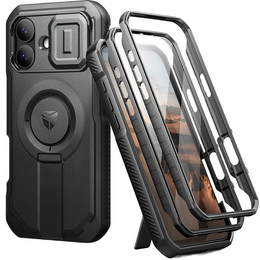 Etui Dexnor pancerne z podstawką i przesłoną aparatu, do MagSafe do iPhone 17