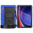 Etui pancerne do Samsung Galaxy Tab S9 Ultra, ochronne 360 z miejscem na rysik, Niebieskie / Czarne