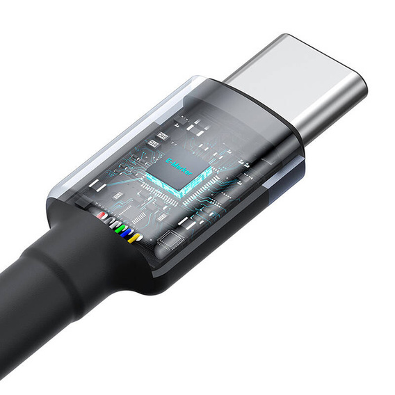 Kabel Baseus Cafule USB-C do USB-C 100W 1m – zestaw 2 sztuk