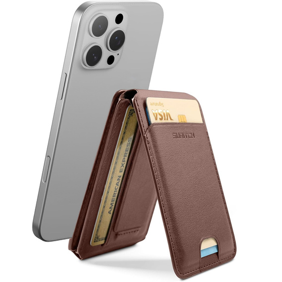 Magnetyczny portfel z podstawką i funkcją NFC SURITCH do iPhone 16 Pro