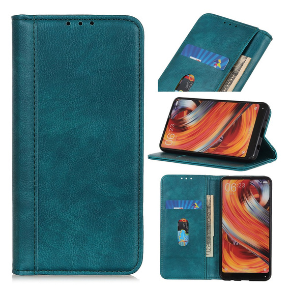 Etui do Motorola Edge 50 Neo 5G z klapką – zielone