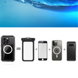 Etui wodoodporne z MagSafe do iPhone 16 Pro, SHELLBOX M Series Waterproof Case