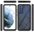 Etui do Samsung Galaxy S21 FE, Shockproof, z folią, czarne