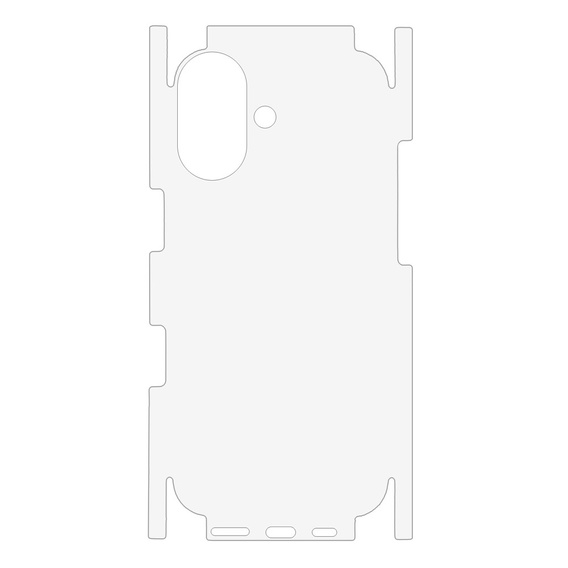 Folia ochronna na tył telefonu do iPhone 17