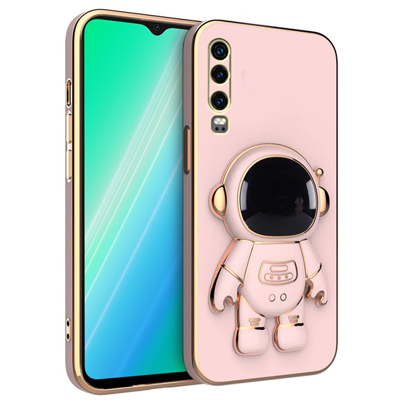 Etui do  Huawei P30, Astronaut, różowe