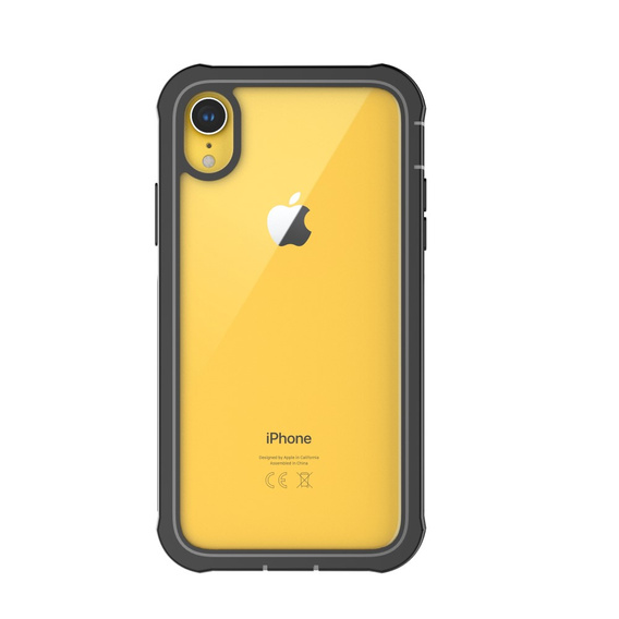 Etui do iPhone XR, Shockproof, z folią, czarne