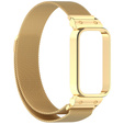 Bransoleta Milanese do Xiaomi Smart Band 9 Active / Xiaomi Redmi Band 3, Złota