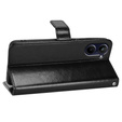 Etui z klapką do Realme 10 4G, Split Leather, Czarne