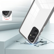 Etui do Samsung Galaxy M34 5G, Fusion Hybrid, z ochroną aparatu, przezroczyste / czarne
