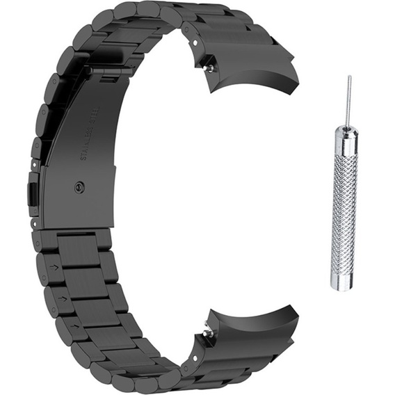 Pasek Bransoleta do Samsung Galaxy Watch 4/5/6 40/42/43/44/45/46/47mm, Czarna