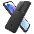 Etui Spigen do Samsung Galaxy A55 5G, Optik Armor, Czarne + Szkło