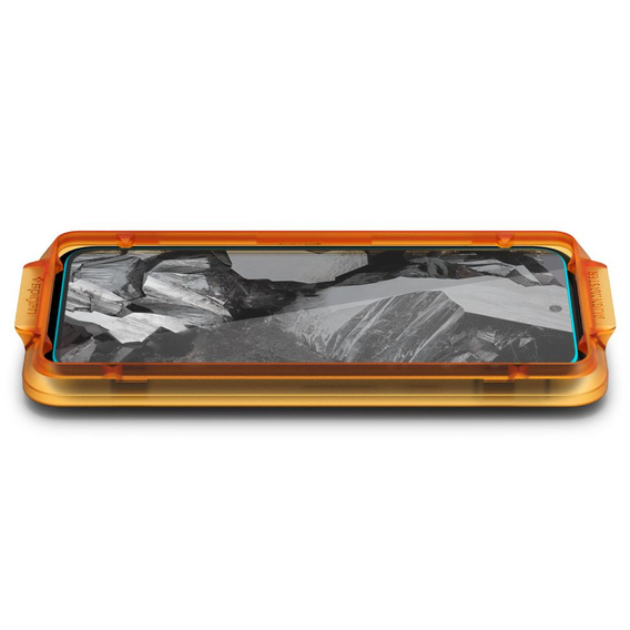 Szkło Hartowane z ramką do montażu SPIGEN Alm Glas.TR do Google Pixel 8A  (2 sztuki)