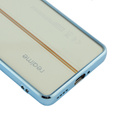 Etui do Realme 11 Pro 5G / Pro+ 5G, Electroplating Frame, przezroczyste / niebieskie