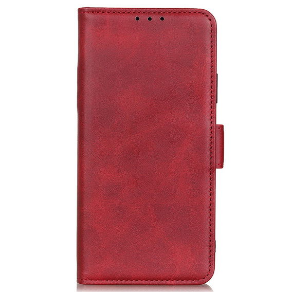 Etui z klapką do Motorola Moto G53 5G / G13 / G23, Wallet, czerwone