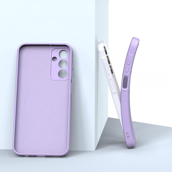 Etui do Samsung Galaxy M15 5G, Silicone Lite, fioletowe
