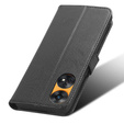 Etui z klapką do Oppo Reno8 T 4G, Wallet Smart Magnet, czarne