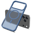Etui Matt Case do iPhone 17 Pro, do MagSafe, półprzezroczyste niebieskie