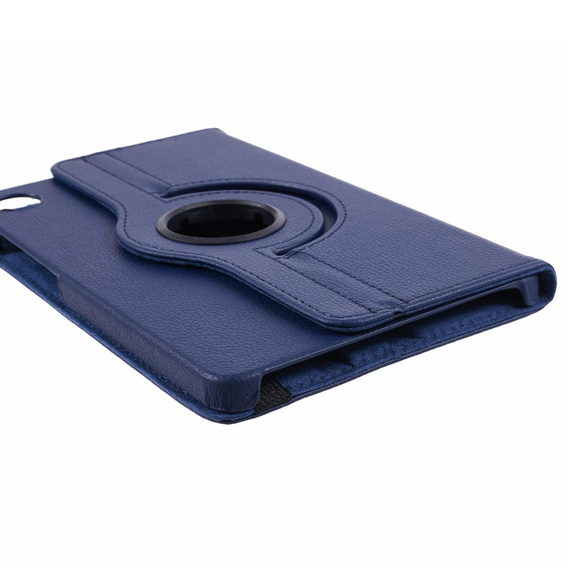 Etui do Samsung Galaxy Tab A9, Obrotowe 360, granatowe