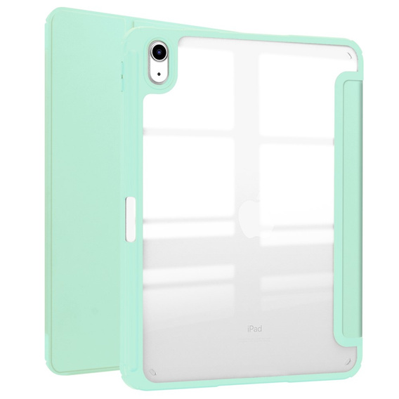 Etui do iPad 11" 2025 A16 (11 gen.) / iPad 10.9" 2022 (10 gen.), Smartcase Hybrid, z miejscem na rysik, zielone