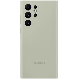 Oryginalne Etui Samsung do Galaxy S22 Ultra, Silicone Cover, Olive Green