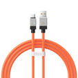 Baseus CoolPlay kabel USB-A USB-C 1 m 100 W - Pomarańczowy