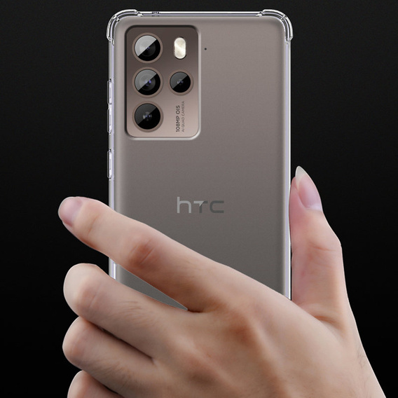 Etui do HTC U23 Pro, Dropproof, Przezroczyste