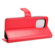 Etui z klapką do Motorola Edge 50 Neo / Motorola ThinkPhone 25, Crazy Horse Wallet, czerwone