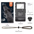 Etui wodoszczelne IPX8 na telefon 4,7 - 6,7" SHELLBOX, nurkowanie do 15m, czarne