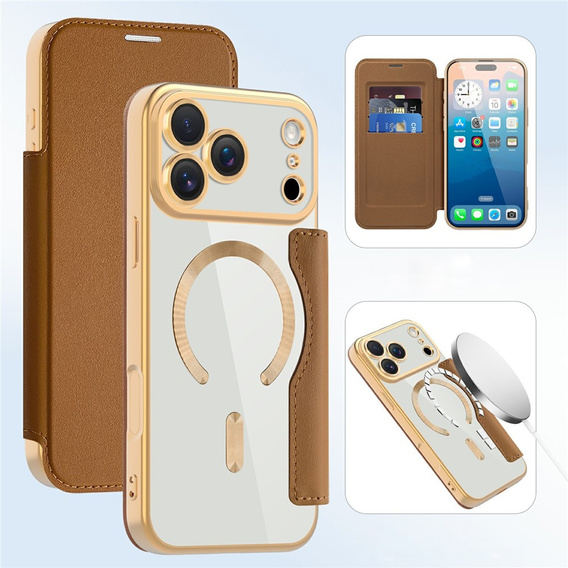 Etui z klapką RFID Wallet MagSafe z ochroną aparatu do iPhone 17 Pro Max