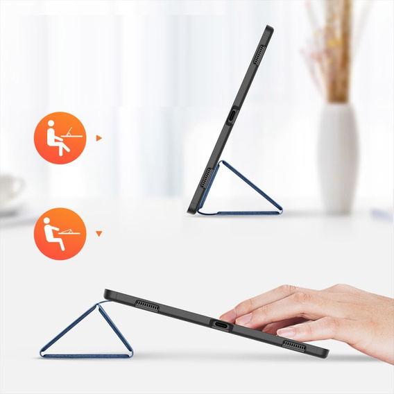 Etui do Samsung Galaxy Tab S9 Ultra 14.6", Dux Ducis Domo, niebieskie